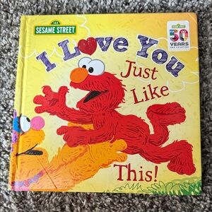Sesame Street 'I Love You Just Like This!' Book - Red and Yellow